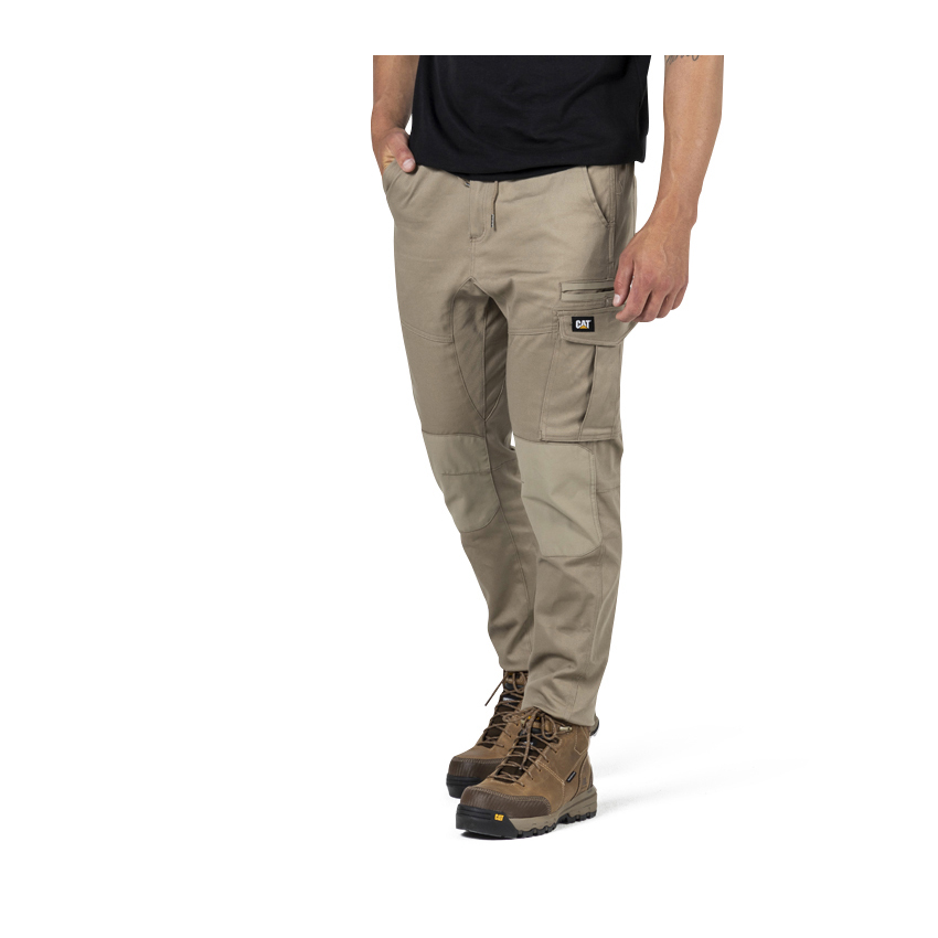 Caterpillar Dynamic Miesten Housut Khaki | FI-7361