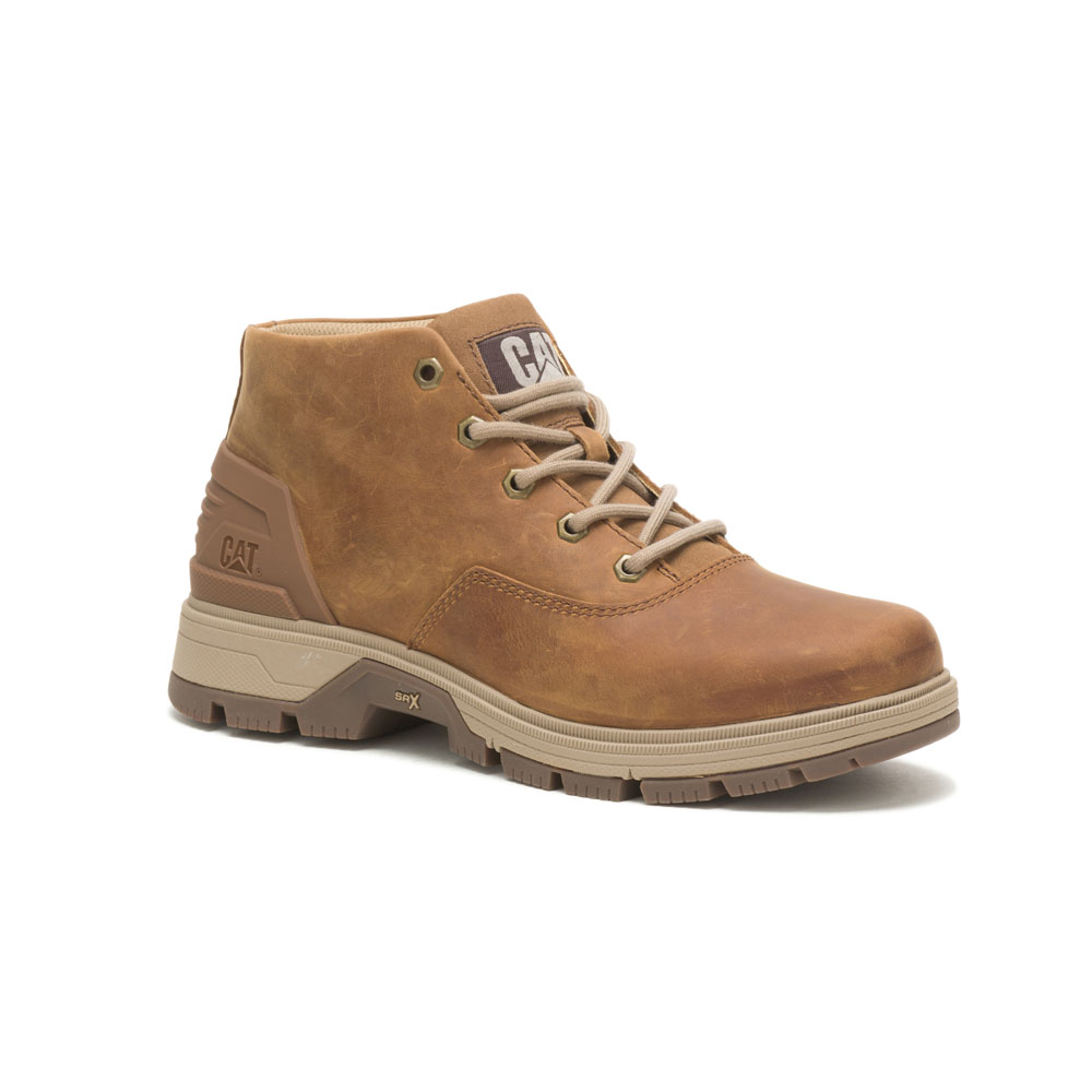 Caterpillar Leverage Miesten Chukka Saappaat Tummanbeige | FI-4631