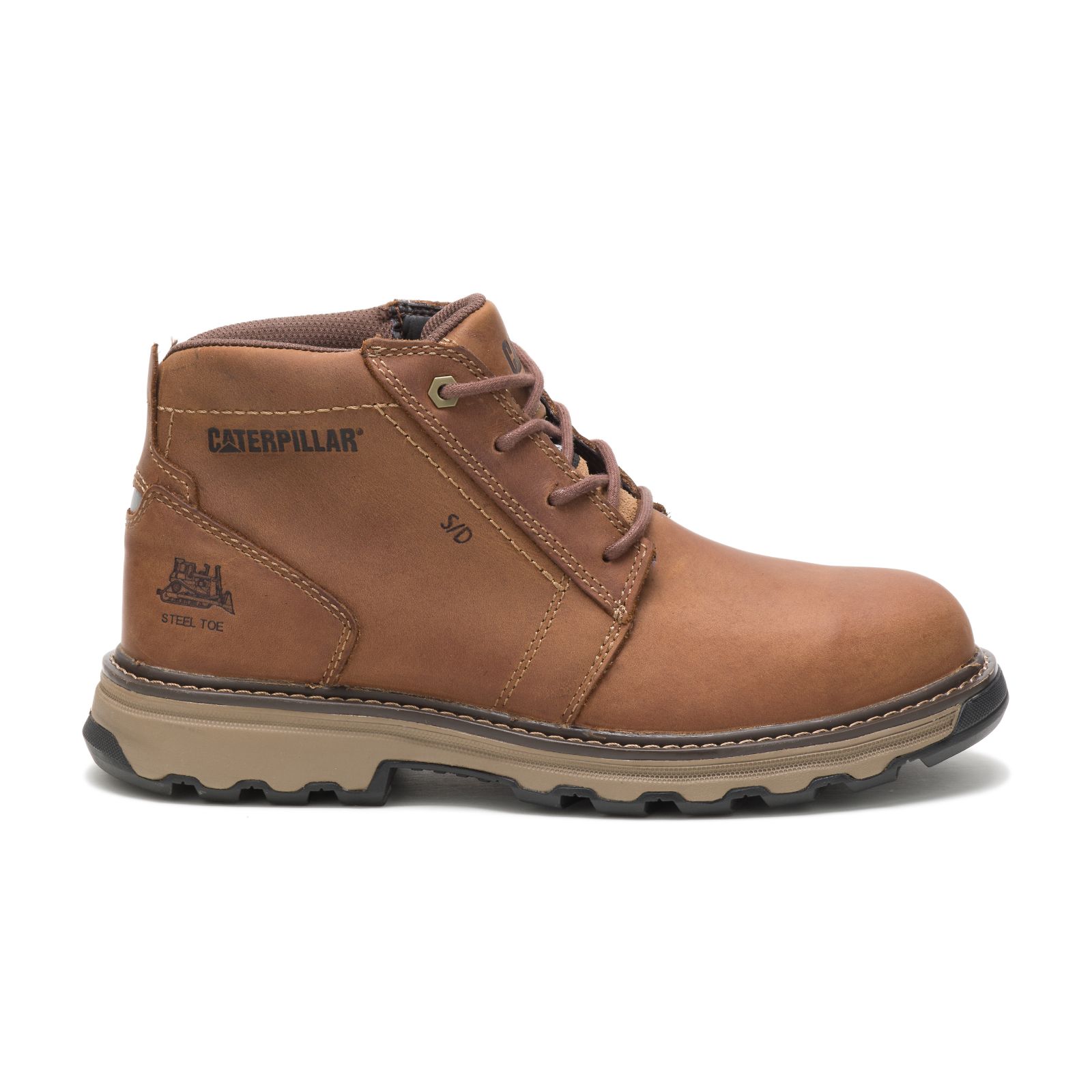 Caterpillar Parker Steel Varvas Miesten Työkengät Tummanbeige | FI-4273