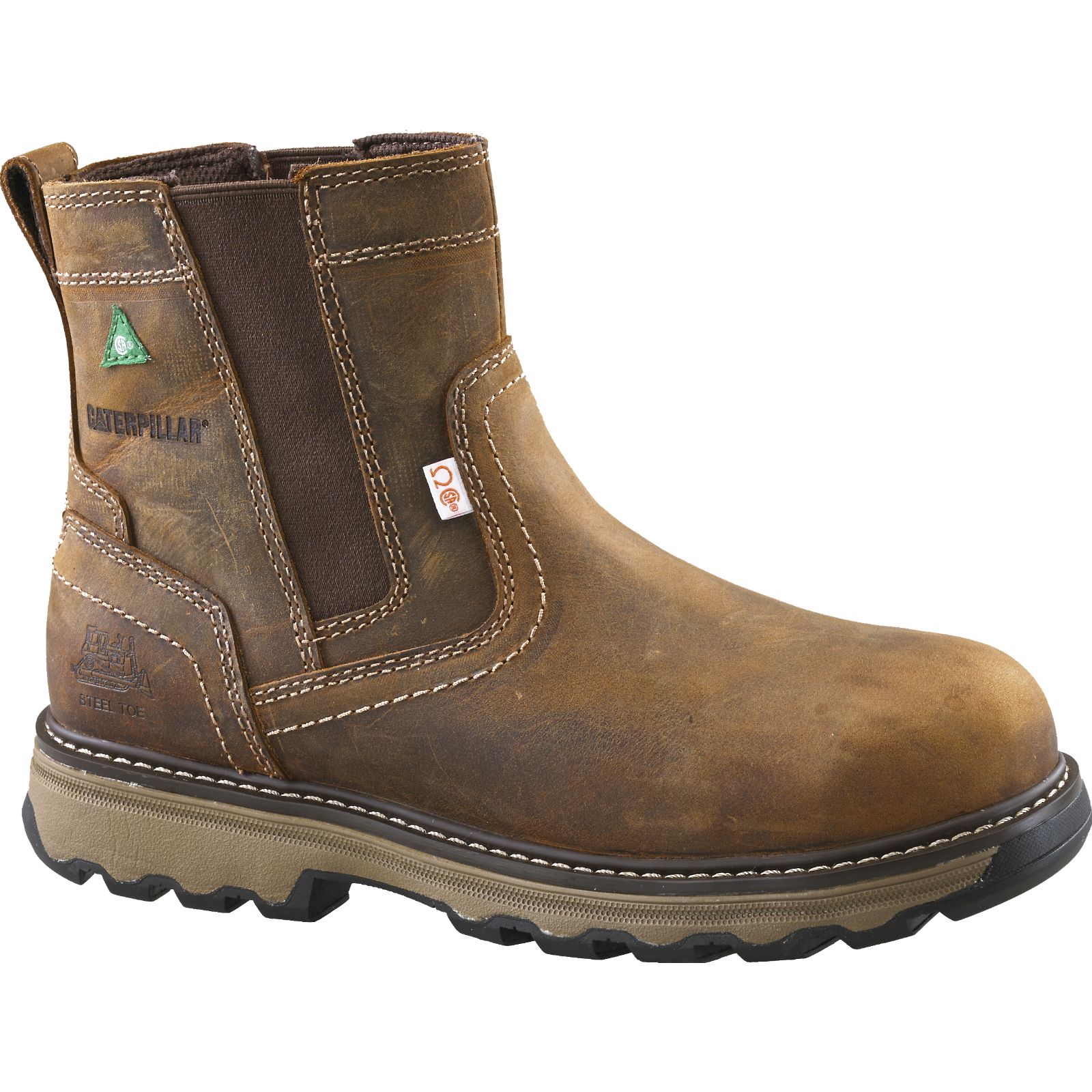 Caterpillar Pelton Steel Varvas Csa Miesten Työkengät Tummanbeige | FI-1438