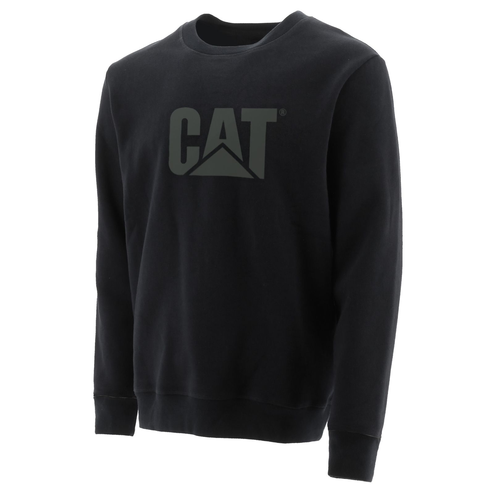 Caterpillar Trademark Logo Crewneck Miesten Pusero Mustat | FI-2614